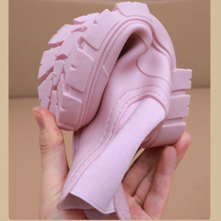 レインブーツ サイドゴア厚底　ショート