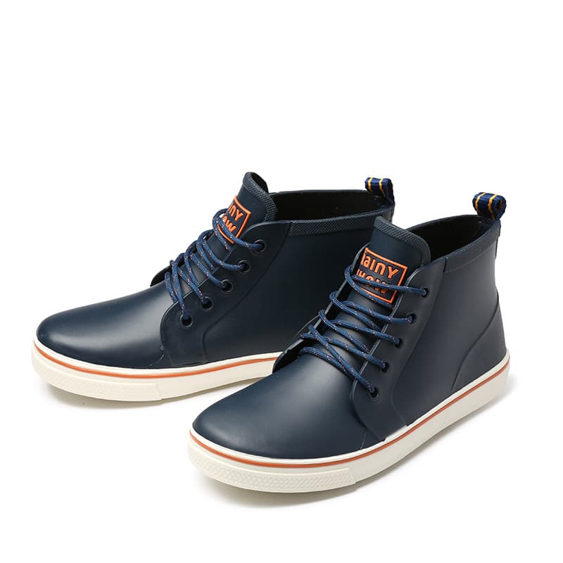 レインブーツ 防水ハイカット　スニーカー型