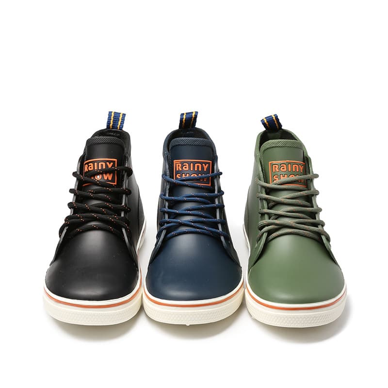 レインブーツ 防水ハイカット　スニーカー型