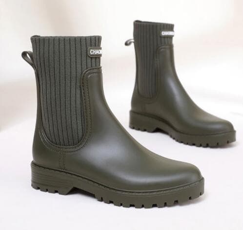 レディース ショート レインブーツ 梅雨対策 おしゃれ 防水